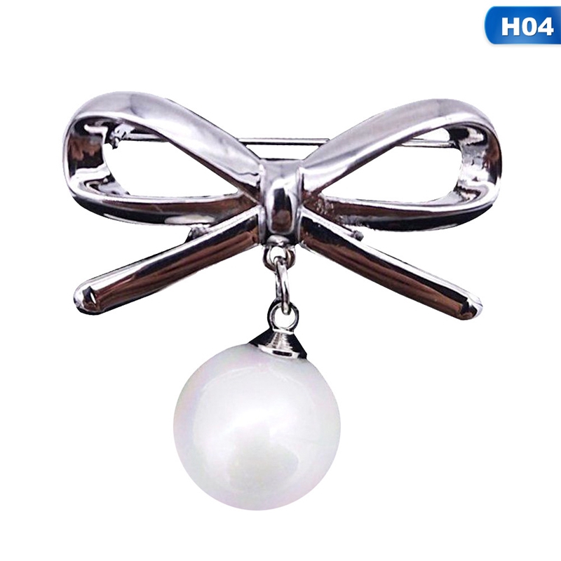 Ghim cài áo đính ngọc trai giả thanh lịch dành cho nữ