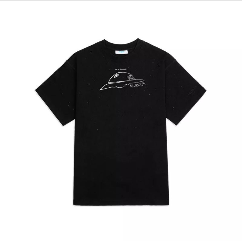 Áo tee Levents Spaceship - Black/White