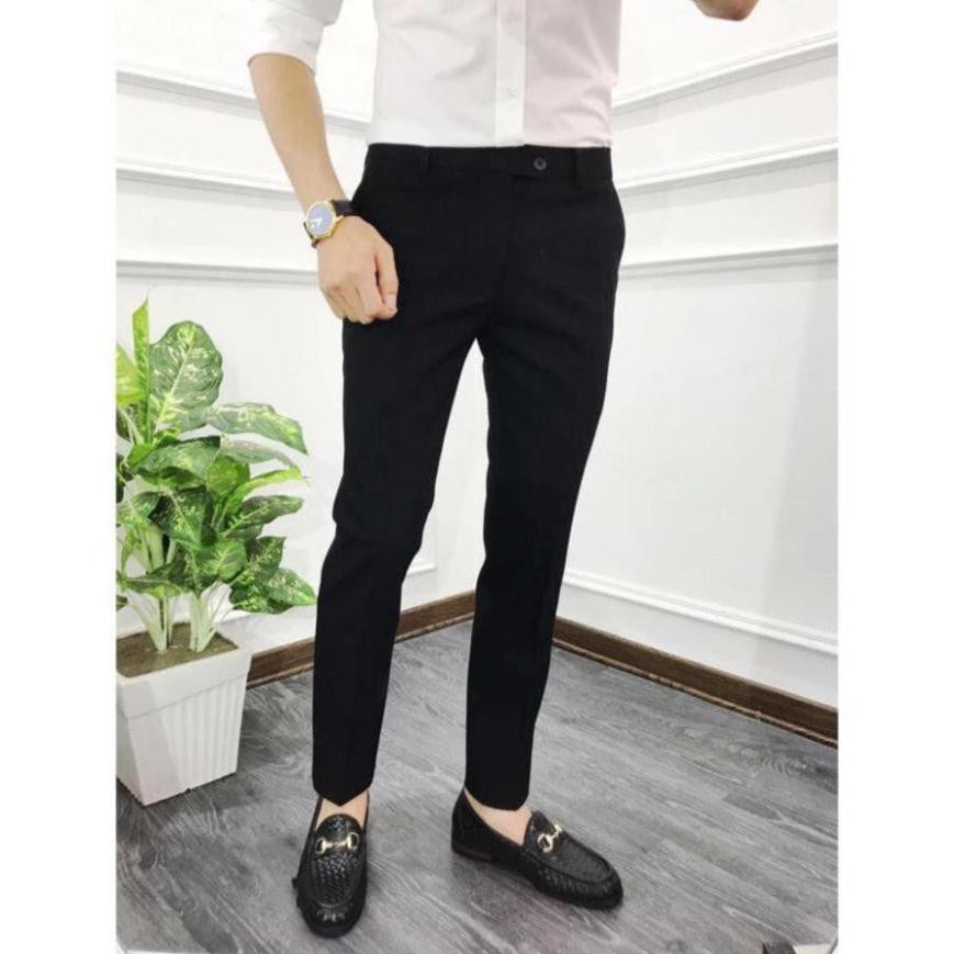 Quần âu nam dáng slimfit,Quần âu, quần vải, quần tây nam phong cách hàn quốc, lịch sự, công sở, thư sinh | BigBuy360 - bigbuy360.vn