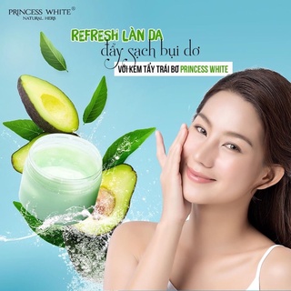 Tẩy tế bào chết bơ princess white