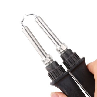 902 ESD SMD Double Soldering Iron Tweezer Handle Clip Heating Plier Soldering