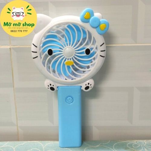 Quạt sạc cầm tay mini giá rẻ hình thú cưng dành cho bé, cho dân văn phòng siêu kute