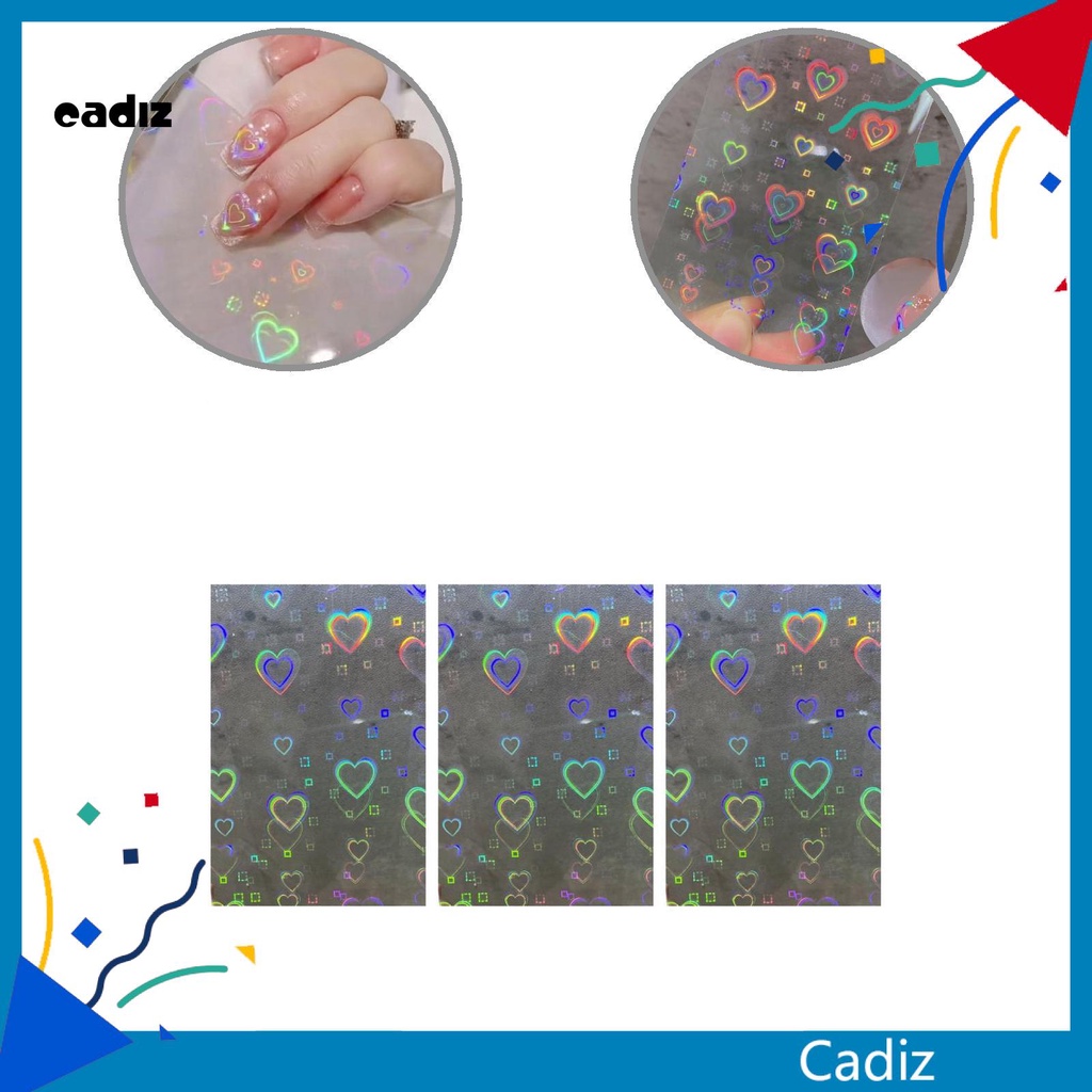 [Hàng mới về] Giấy dán trang trí móng tay 3d độc đáo