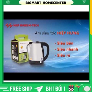 [XẢ KHO] Ấm Siêu Tốc Ấm Đun Nước Inox Hàng Việt Nam Chất Lương Cao