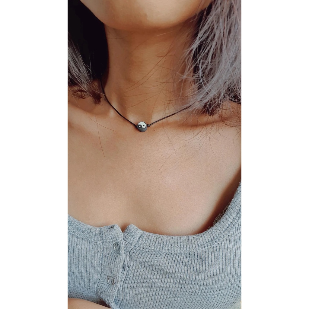 Choker YINGYANG | HANDMADE | VALE.SOMETHINGBOHO