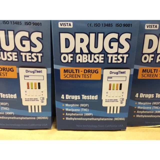 QUE THỬ MA TUÝ TỔNG HỢP 4 CHÂN DRUGS OF ABUSE TEST