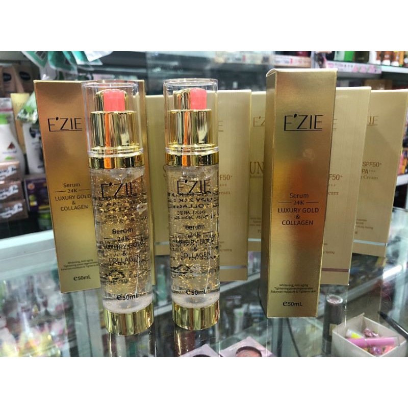 E’ZIE Serum Luxury 24k Gold & Collagen (Serum Dưỡng Cao Cấp Tinh Chất Vàng 24k & Collagen)
