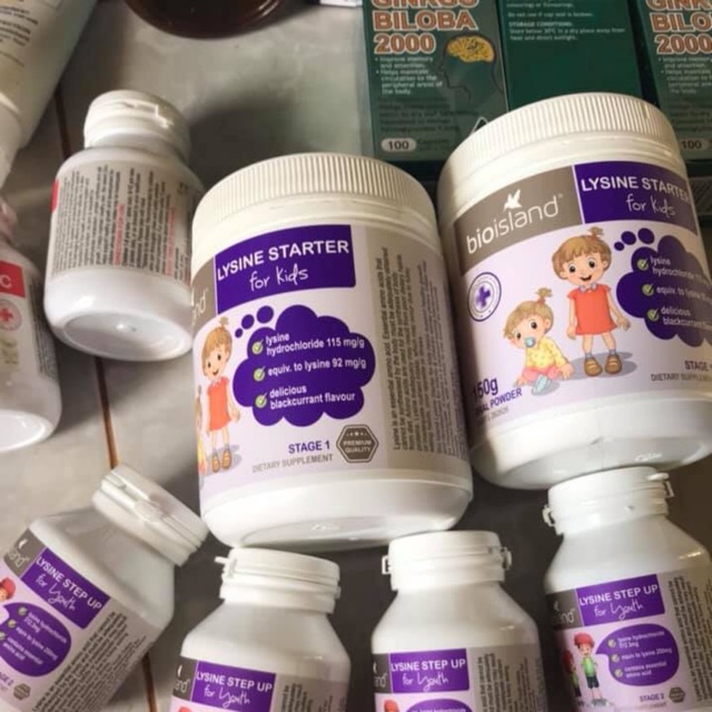 Bột lysine tăng chiều cao