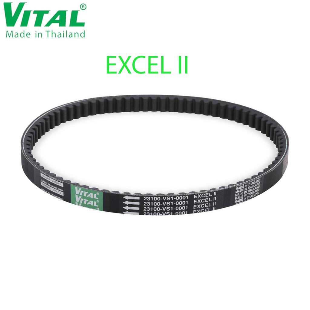 Dây curoa EXCEL II,  EXCEL I hiệu VITAL- Dây curoa VITAL chính hãng, hàng Thái lan chất lượng cao