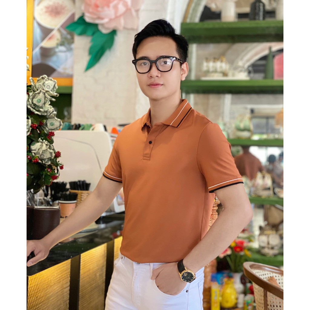 [Hàng cao cấp] Áo polo - Áo polo nam đẹp - Chất liệu cotton mềm mịn, dầy dặn, hoạt động thoải mái, thấm hút mồ hôi tốt | BigBuy360 - bigbuy360.vn
