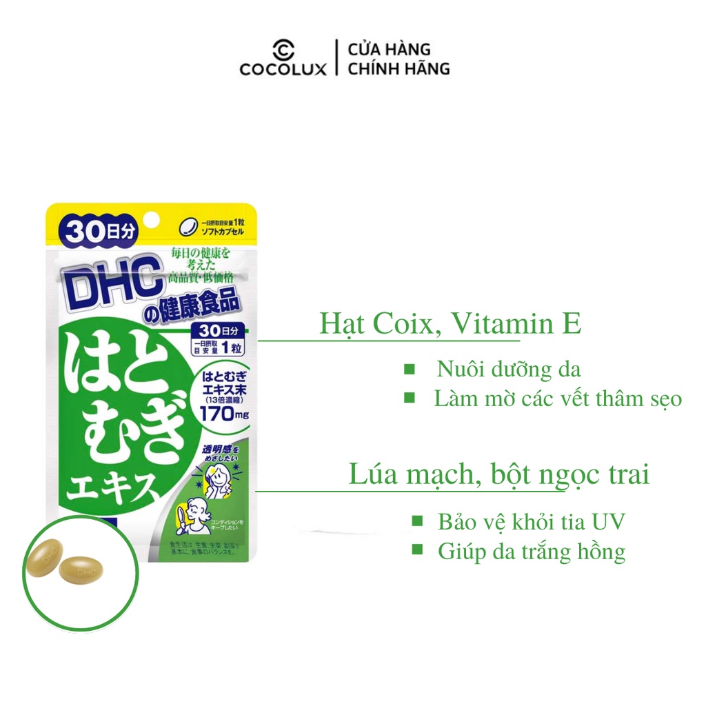 Viên Uống Trắng Da DHC 30 viên/ gói