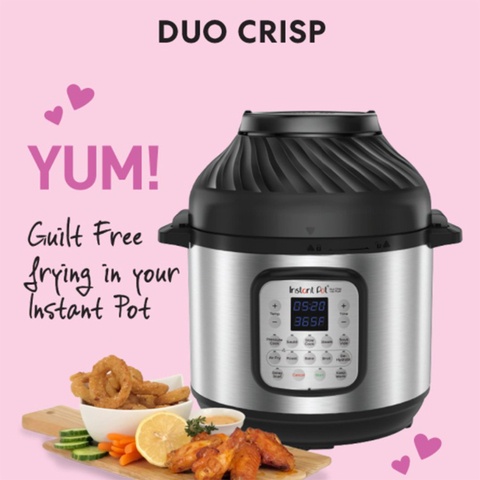 [Mã ELHADEV giảm 4% đơn 300K] Nồi áp suất Instant Pot Duo Crisp 11in1 6qt [HÀNG ĐỨC]