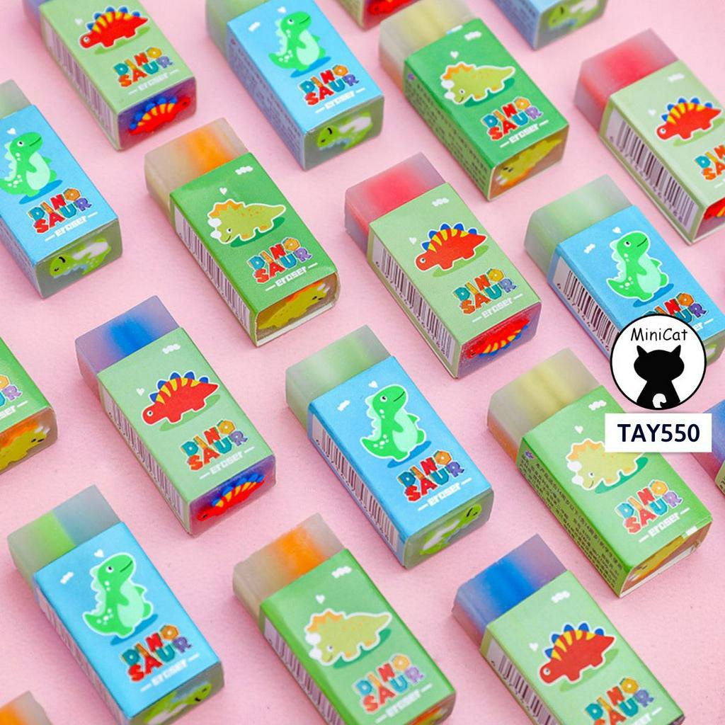 Tẩy bút chì cao cấp họa tiết khủng long mùi thơm cute dễ thương MiniCat TAY550