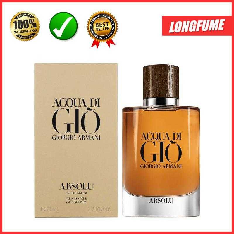 Nước hoa nam Giorgio Giò Armani Absolu Giò Vàng Nâu 75ml 125ml - Longfume Store Nước hoa Châu Âu