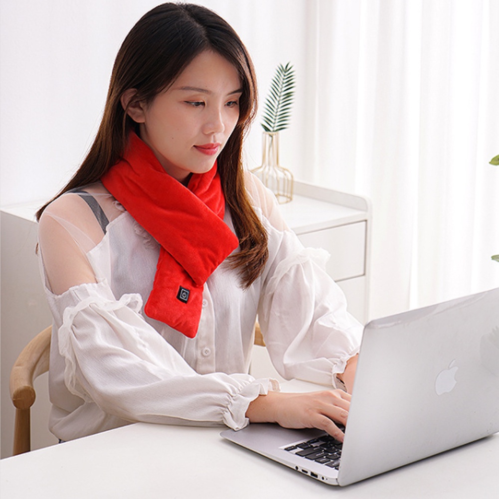 Khăn choàng cổ điện tử mềm mại giữ ấm mùa đông cho nam nữ