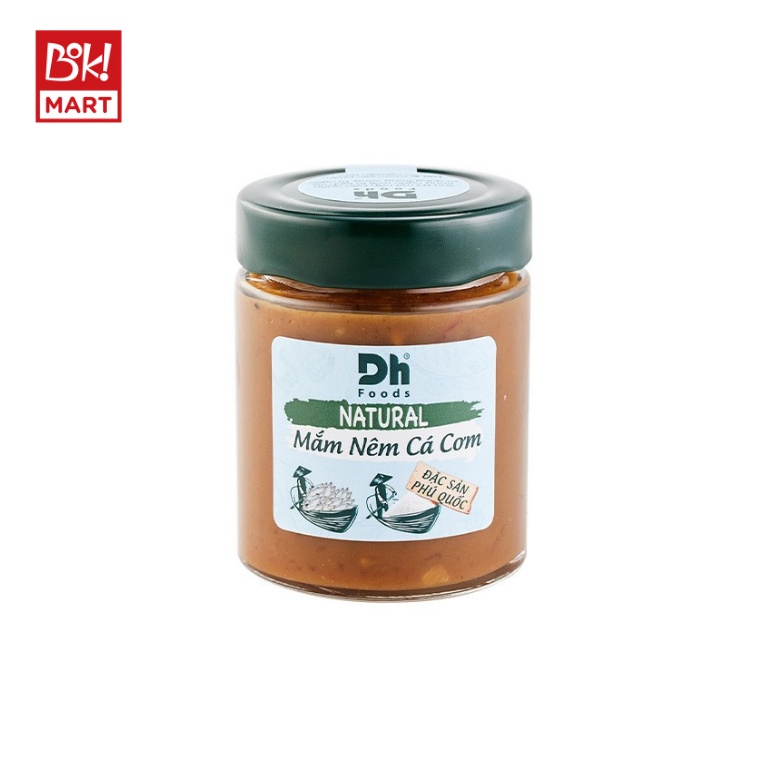 Natural mắm nêm cá cơm Dh Food hũ 150g