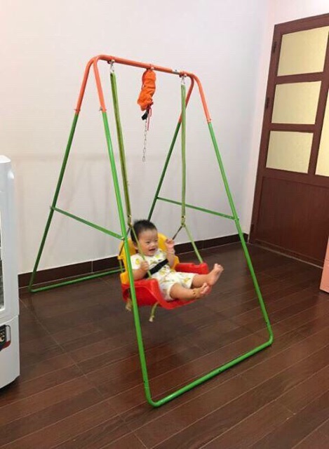 Combo xích đu nhún nhảy tập đi kèm ghế xích đu cho bé Jumper Kids