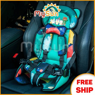 Ghế ngồi 🌸FREESHIP🌸 Ô tô trẻ em cho bé 1,2,3,4,5 tuổi có Đai an toàn oto xe hơi cho em bé và Gối đỡ cổ - MYSUN