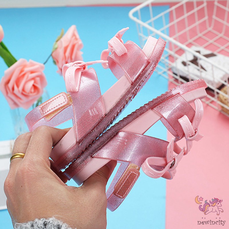 Giày Búp Bê Nhựa Mềm Chống Trượt Cho Bé