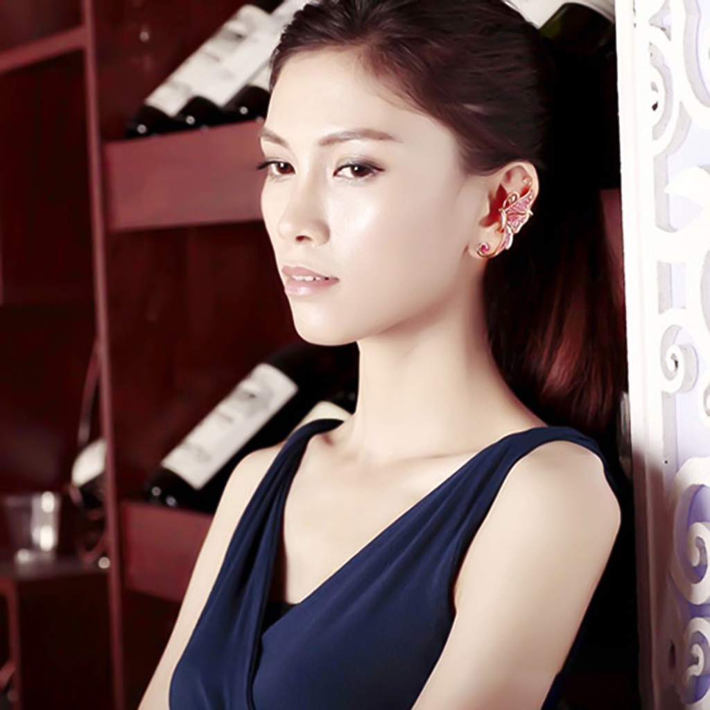 1 Khuyên Vành Tai Hình Cánh Bướm