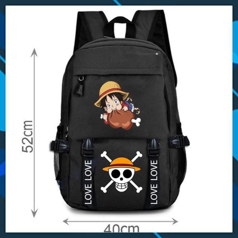 BST Balo Đi Học Cao Cấp One Piece - Đảo Hải Tặc, Balo Monkey D.Luffy độc đẹp