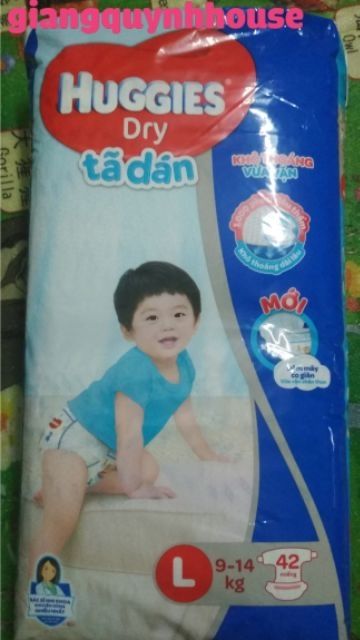 Tã dán Huggies Dry siêu đại đủ size M76 L68 XL62 XXL56