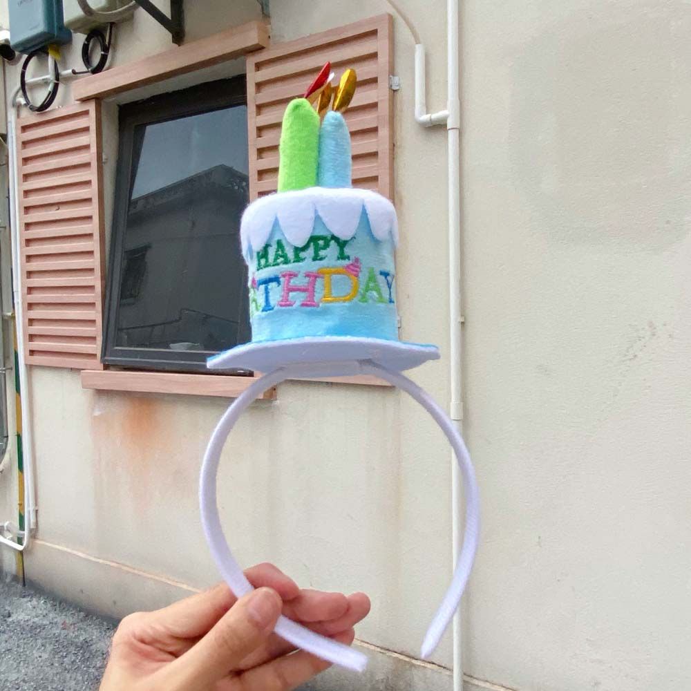 Băng Đô Cài Tóc Hình Bánh Kem Sinh Nhật Dễ Thương