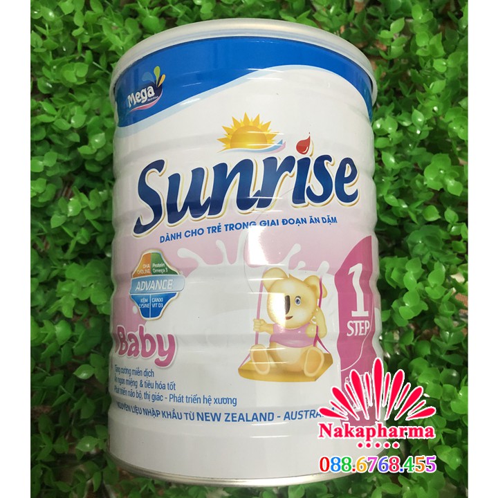 ✅ [CHÍNH HÃNG] Sữa bột Sunrise Kiddy Step 2 900g dành cho bé tập ăn dặm