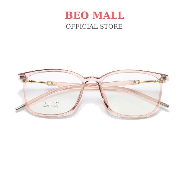Gọng kính cận nam cao cấp BEOMALL thiết kế tinh tế với kiểu dáng vuông tròn sành điệu và đẳng cấp 8157