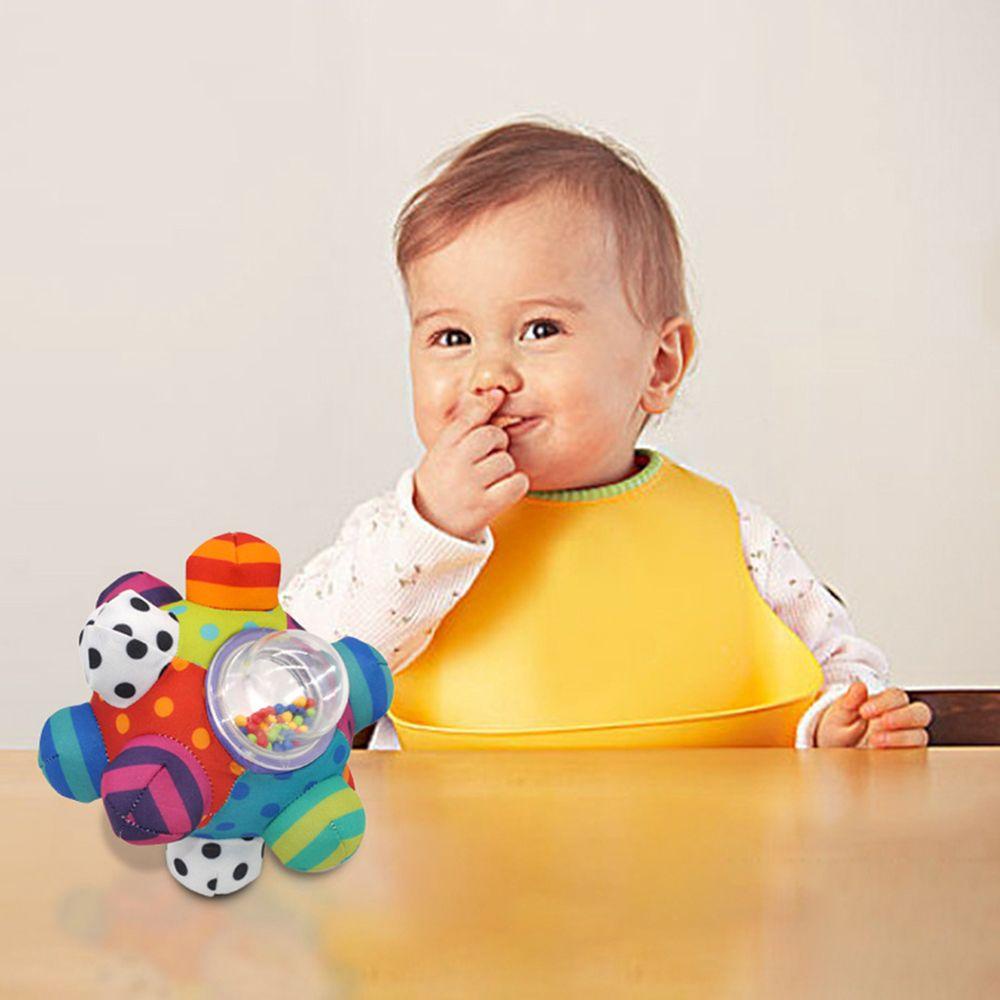 Đồ Chơi Lục Lạc Cầm Tay Màu Cầu Vồng Mới Cho Bé