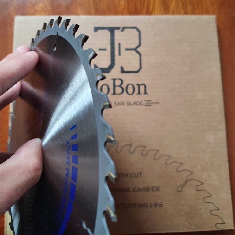 [Máy cưa đĩa]Lưỡi cưa gỗ JoBon-D18040, đĩa cưa gỗ JoBon-D18040 (180mm x 1.8mm x 20mm-40T)