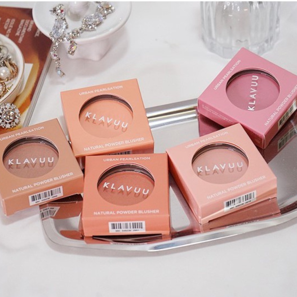 Phấn má hồng Klavuu Urban Pearlsation Natural Powder Blusher 5.5g
