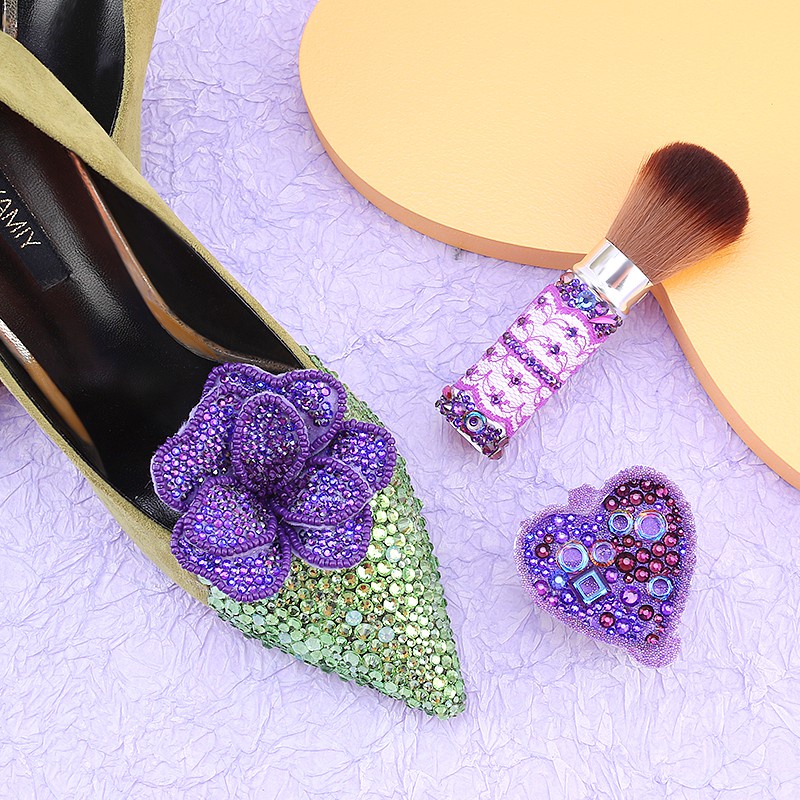 Đá Nhung Tím SS6-SS30 Dùng Trang Trí Móng Tay Nghệ Thuật