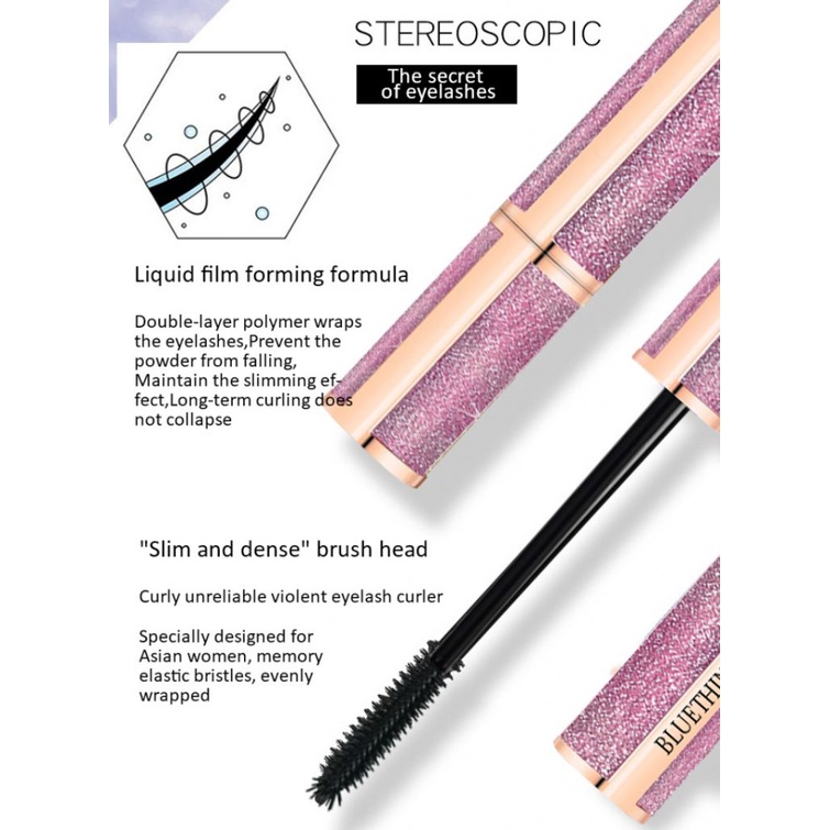 Mascara Uốn Cong Làm Dày Lông Mi Tự Nhiên Bền Màu Không Dễ Nhòe | BigBuy360 - bigbuy360.vn