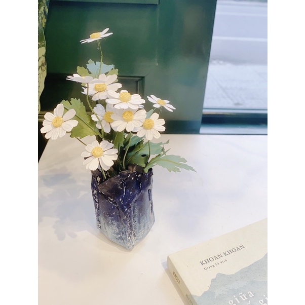 Đất sét, đất nặn tự khô Mont marte màu trắng 500g