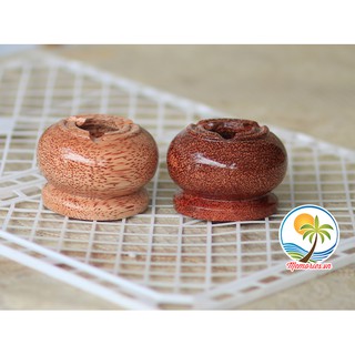 Gạt Tàn Thuốc Làm Bằng Gỗ Dừa - Quà Tặng Trang Trí Handmade Memories.vn