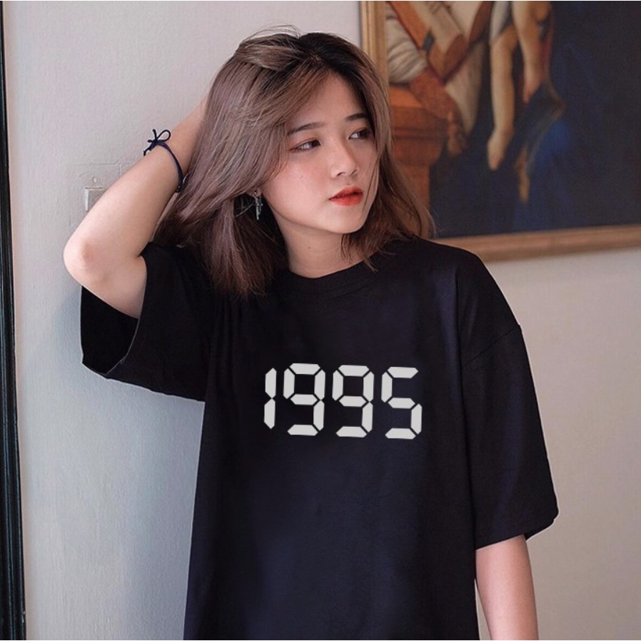 ÁO THUN UNISEX COTTON LOẠI 1 IN NĂM SINH THEO YÊU CẦU