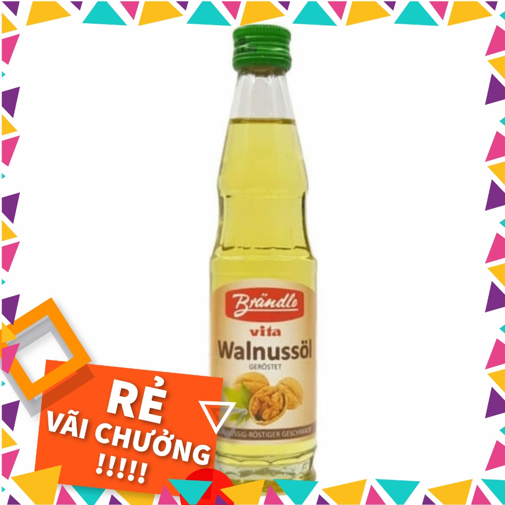 Dầu hạt óc chó “Vita Walnussol” hiệu Brandle – chai 100ml - Date 2021
