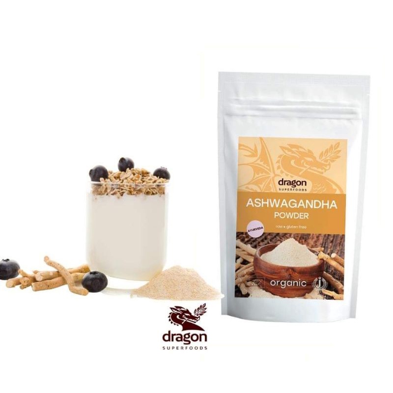 Nhân sâm Ấn Độ Ashwagandha hữu cơ Dragon Superfoods 200g