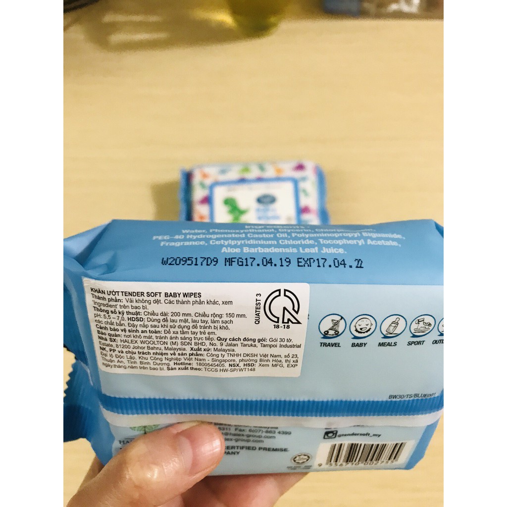 KHĂN ƯỚT TRẺ EM TENDER SOFT BABY WIPES