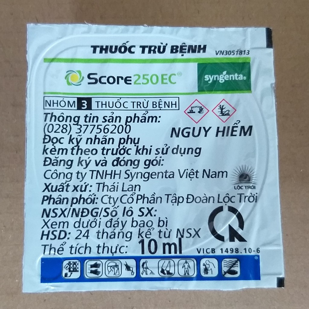 Thuốc Trừ Bệnh Score 250EC (10ml)