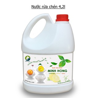 NƯỚC RỬA CHÉN HỮU CƠ MINH HỒNG 4.2 LÍT