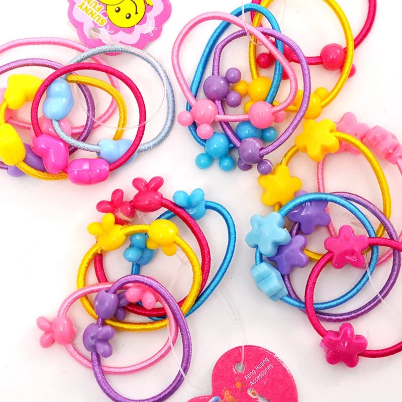 Dây Buộc Tóc Đuôi Ngựa Handmade Màu Sắc Kẹo Ngọt Dành Cho Bé Gái