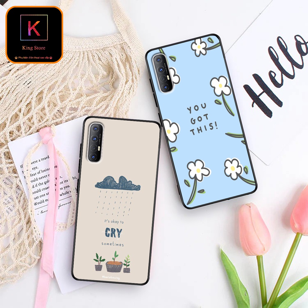 Ốp lưng Oppo Reno 3 - Oppo Reno 3 Pro - Ốp in hình BlueSky - Chất liệu TPU chống sốc bảo vệ lưng máy