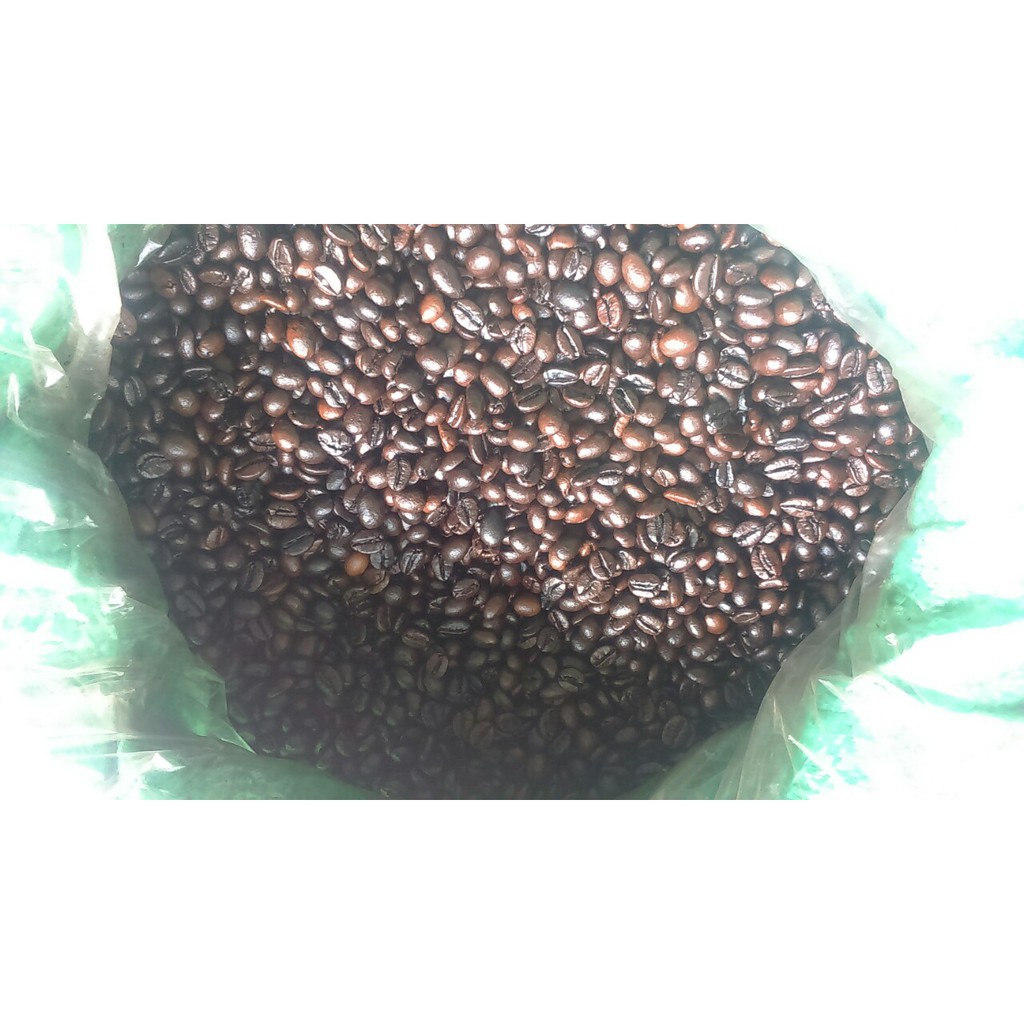 500g Cà phê Hạt Robusta rang mộc