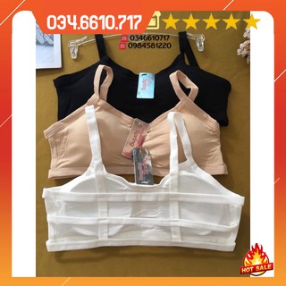 Áo bra 3 dây chất cotton cao cấp, mặc thoải mái
