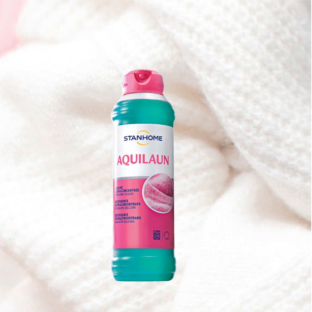 Nước giặt đậm đặc cho đồ len, lụa trắng và sáng màu Stanhome aquilaun super concentre 1000ml