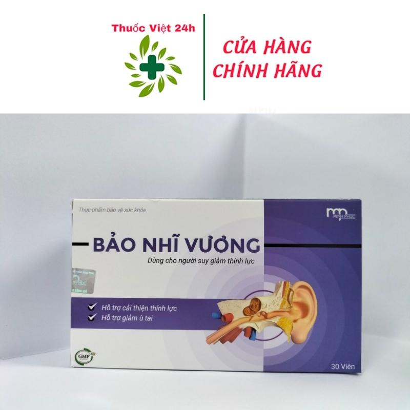 Bảo Nhĩ Vương - Hỗ Trợ Khai Khiếu, Nghe Kém, Ù Tai - 30 Viên - ThuocViet24h