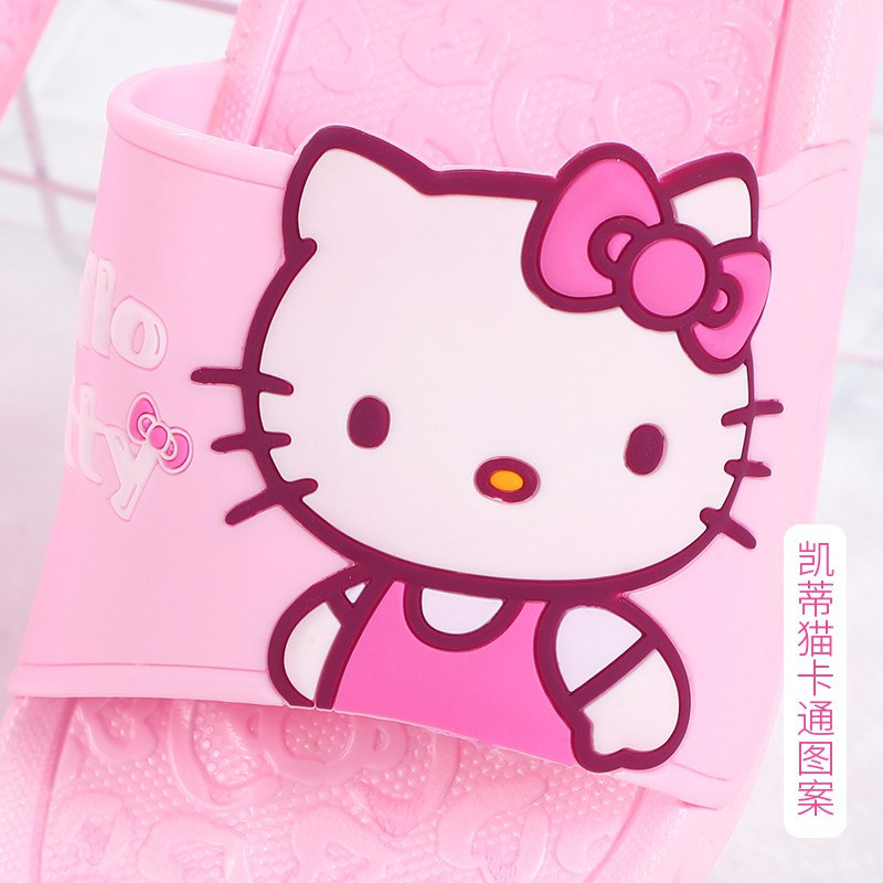 Hellokitty Dép Đi Trong Nhà Họa Tiết Hello Kitty Thời Trang Mùa Hè Cho Bé