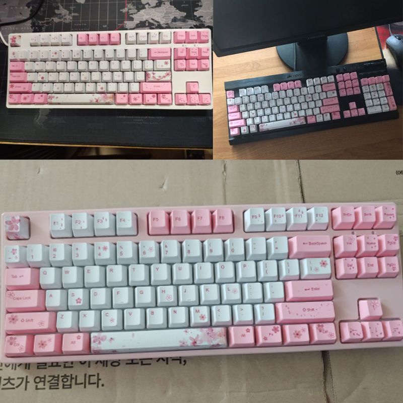 Bộ Phím Rời PBT 113 Dành Cho RK61 Gans Alt61 Anne Pro GH60 iquix